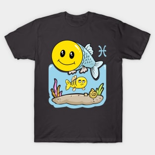 Smiley Pisces T-Shirt